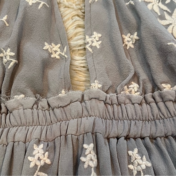 LoveShackFancy Isabel Embroidered Silk Dress - Size Small - Picture 12 of 13